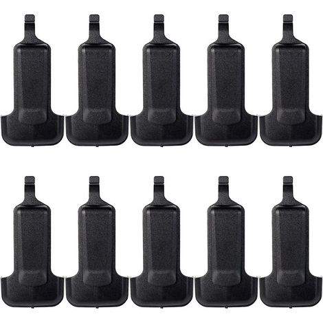 Lot de 10 clips de ceinture pour radio bidirectionnelle Retevis RT22/Wln KD-C1 J9121T-AquaForge