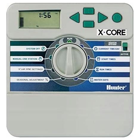 Hunter, Bewässerungssteuerung XC-801i-E – 8 Zonen – Kompakt – Einfache Programmierung – LCD-Display (1/2)
