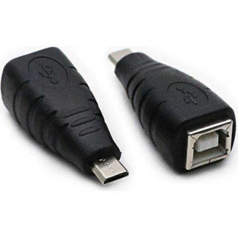 micro5P USB-auf-USB-Buchse-Adapter für Drucker, microUSB-Stecker auf quadratischen Stecker für Scanner (1/4)