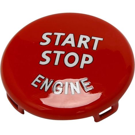 Start-Stopp-Motorknopf-Druckzündschalterabdeckung (rot)-- (1/5)