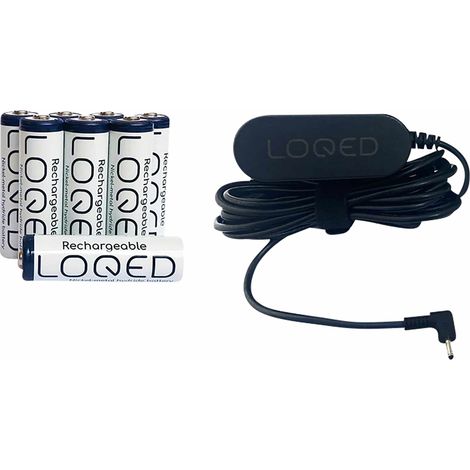 LOQED Power Kit pour serrure connectée, chargeur & 8 piles (1/3)