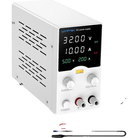 Alimentation DC, Tension réglable jusqu'à 30V, Charge rapide USB, GA3010B 30V 10A (1/2)