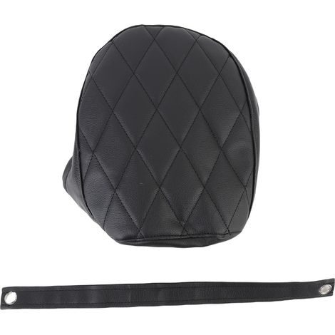 Housse selle moto étanche antidérapante cuir artificiel – Protecteur remplacement Eliminator 500 2024-2025 noir, confort (1/5)