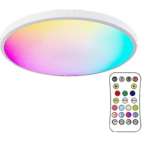 Plafonnier RGBCW 12 pouces 24 W, température de couleur 3000 K - 6500 K, à gradation, avec fixation par dents, UE -240 V (1/5)