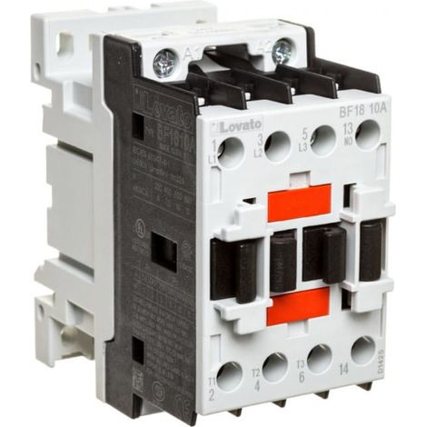 Leistungsschütz 3P 18A 7,5kW bei 400VAC AC3, Spule 24VAC 50/60Hz, 1NO 0R BF1810A024