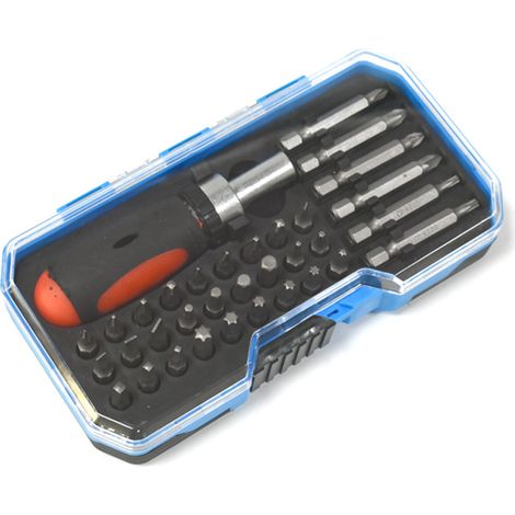Kit Tournevis Multifonction avec Embouts, Douilles et Cliquet, Ensemble Manuel Complet pour Bricolage Domestique