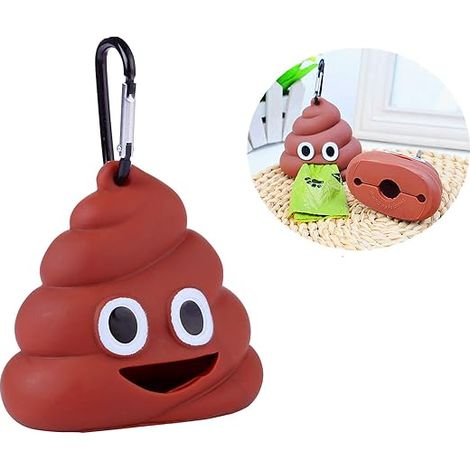 Porte-sacs à déjections canines super mignon et amusant pour laisse, durable et adorable-AquaForge