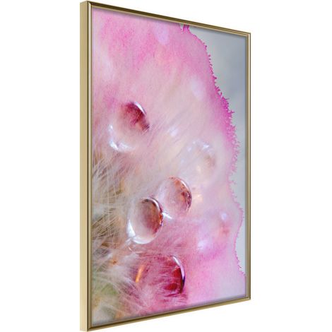 Affiche Murale Encadrée "Tears of Happiness" 21 x 30 cm Or