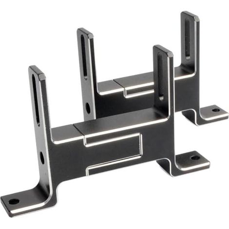 Soporte para radiador con bomba de refrigeración líquida - Soporte para depósito de drenaje de agua - Soporte para radiadores de 25-45 mm (2 piezas) (1/5)