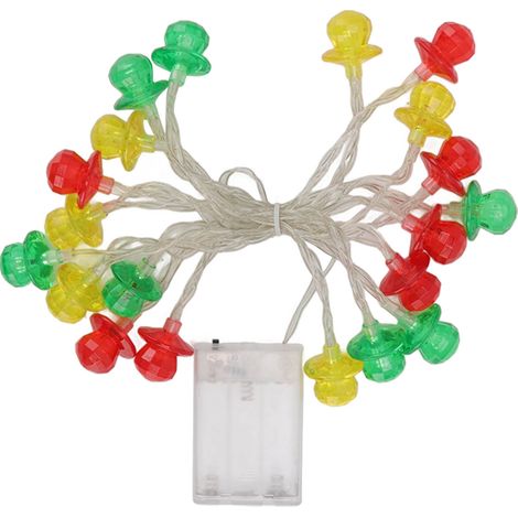 Guirlande lumineuse LED à piles, ampoules décoratives pour Noël, chambre, lampe en fil de 10 mètres (1/5)
