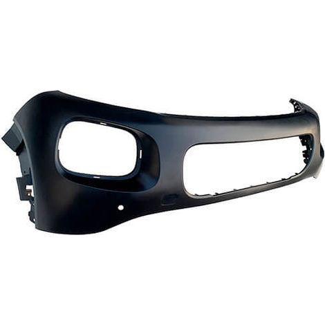 Pare-choc avant supérieur à peindre avec 2 trous radars et moulures phares Citroen C3 Aircross phase 1 2017-2021