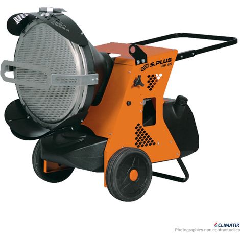 Splus - Radiant mobile fioul 45,5kW 65 litres - RF 45