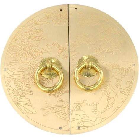 Poignées de meuble en laiton, style antique, pour étagère, porte (1/5)