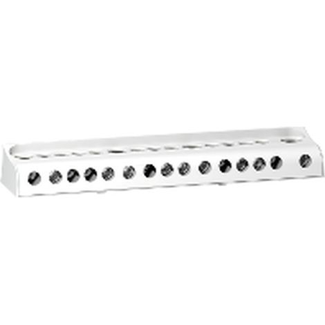 125A Neutralleiter-Klemmenleiste mit einer Kapazität von 125 Ampere und kompakter Bauweise.