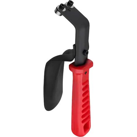 Outil d'ébavurage – Outil de finition ergonomique pour tôles, outil d'ébavurage portable et résistant à l'usure, outil d'ébavurage rouge pour la maison et l'industrie. (1/5)