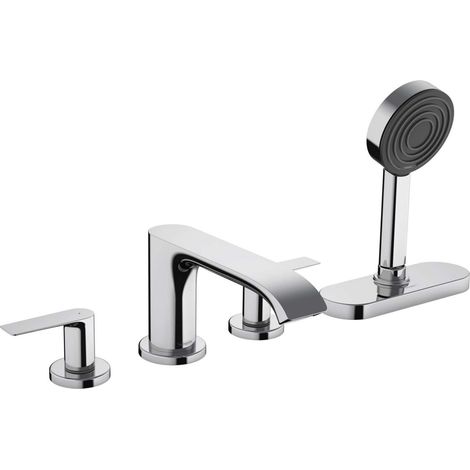 Hansgrohe Vivenis - Wannenrandarmatur, 4-Loch-Installation, sBox, verchromt 75444000 (1/5)