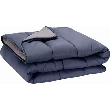 Nórdico de fibra bicolor de 300 gr/m²  Gris - Cama 105/120 (180x220)
