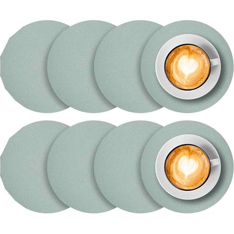 Set De Mesas De Vidrio - 45x30 Cm - Doble Cara - Impermeables - Lavables - Verde - Para Cocina Y Restaurante - 8 Unidades (1/5)