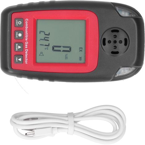 Détecteur de gaz combustible portable WT8823 - Alarme de fuite de gaz naturel et de méthane - Instrument de test (1/5)