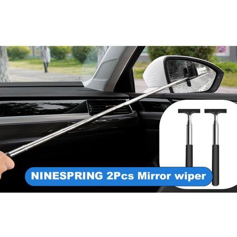 2Pcs Raclette à vitre Professionnelle pour Voiture, Mini Raclette Vitre Voiture,la Longueur d'expansion est BROSSE (1/4)