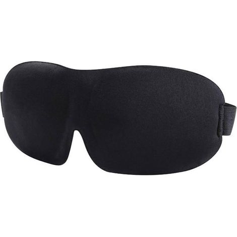 Masque de sommeil haut de gamme, design 3D immersif pour un sommeil doux et confortable. Unisexe, avec sangles élastiques pour un sommeil profond. Bloque totalement la lumière extérieure. (1/5)