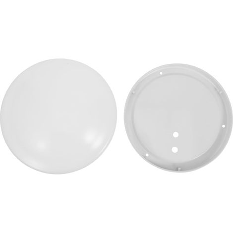 plafonnier rond en PVC installation encastrée sécurisée