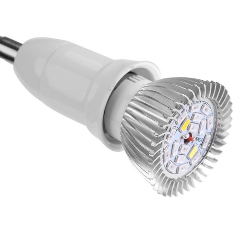 18W Vollspektrum-LED-Pflanzenlampe 85-265V E27, 18 LEDs für Hydrokulturpflanzen und Blumen, Indoor-Anbau (1/5)