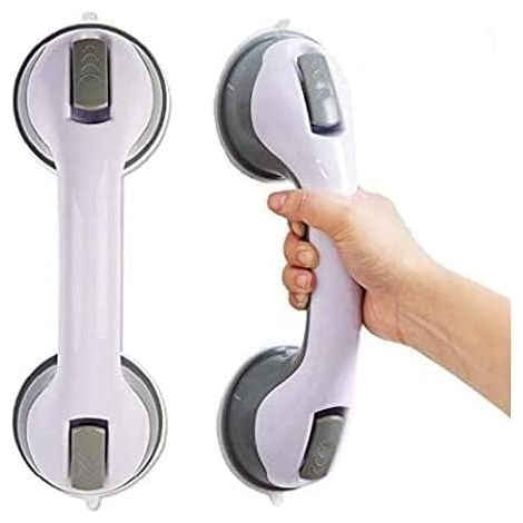 2Pcs Haltegriffe für Badezimmer – Duschgriff – Haltegriffe für Badewanne und Dusche – Sicherheits-Handlauf-Unterstützung für Wanne, Handicap, ältere Menschen, Senioren-Hilfe, rutschfest (1/5)