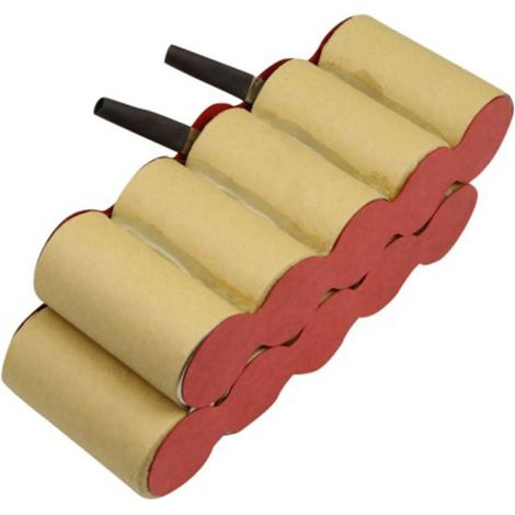 Batterie - AVIZAR - Gardena V12 - NiMH 12V 2000mAh - Compatible taille-haies - Jaune (1/3)