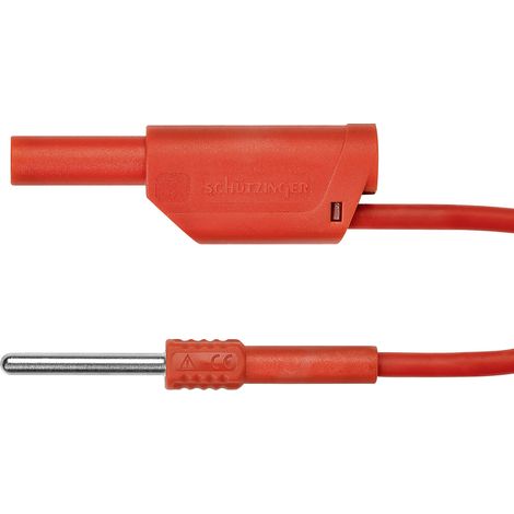 Schützinger AL 8323 Elektrisches Adapterkabel rot 4 mm