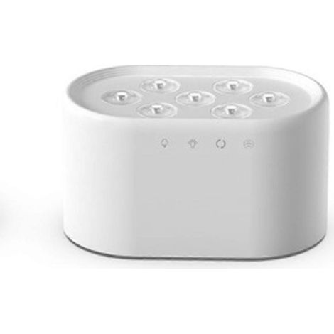 Flamme diffuseur avec dynamic éclairage intelligent commande 7-Hole streamer humidificateur pour bureau chambre blanc (1/5)