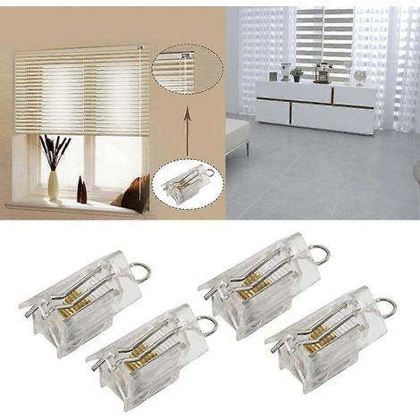 Lot de 6 verrous de câble pour stores enrouleurs, pièces de rechange pour rideaux. (1/4)