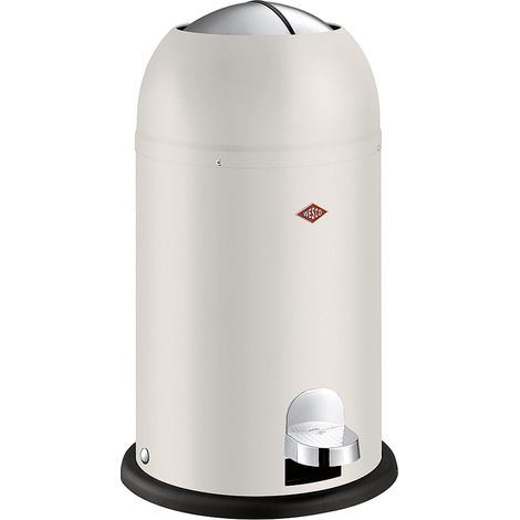 Wesco Kickmaster Jr. poubelle acier 12 litres sable mat