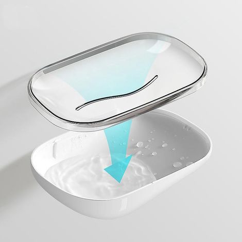 (grisbote Savon - Porte Savon Ventouse - Support Savon Douche Cuisine -savon Vaisselle Solide (1/5)
