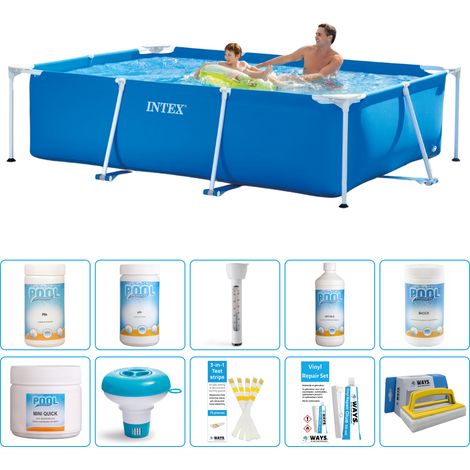 Intex Piscina con struttura Rettangolare - 260x160x65 cm - 7-pezzi  S43238 (1/5)