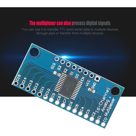 10 Pièces CD74HC4067 Multiplexeur Analogique Numérique Rapide 16 Voies Démultiplexeur CMOS