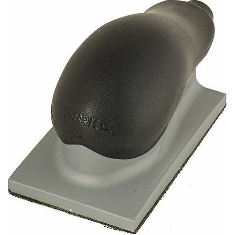 Mirka – Bloc de ponçage autoadhésif 70x125 mm – 8391402011 – Pour ponçage bois dur et teck – Fixation disque de ponçage (1/4)