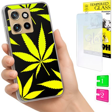 Funda para Motorola Edge 50 Neo con cubierta trasera y cristal 9H. (1/5)