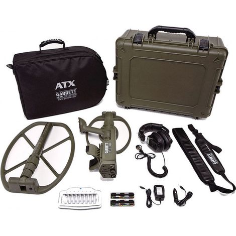Détecteur de métaux ATX Deepseeker – Technologie PI étanche jusqu'à 3m – Disque DD 30 cm pour pépites d'or – Autonomie 15H – Garrett (1/3)