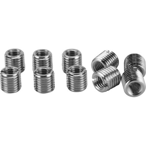 10 Stück Gewindereparaturmuttern aus Edelstahl, Hardware-Zubehör, M8 x 1,25, M12 x 1,5, 12 mm (1/5)