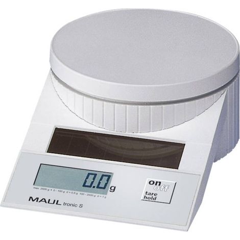 Maul MAULtronic S 2000 Pèse-lettre Plage de pesée (max.) 2 kg Lisibilité 0.5 g blanc (1/4)