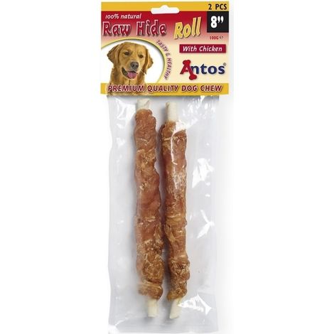 Raw Hide White Plus Chicken Roll 8-2 Piezas  Oferta exclusiva