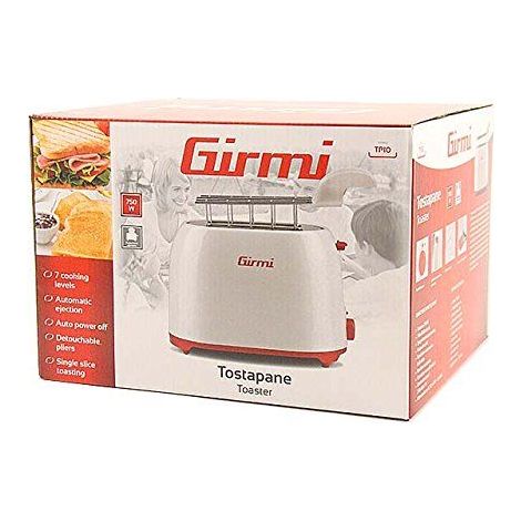 Girmi TP10 grille-pain rouge et blanc 750 W (1/5)