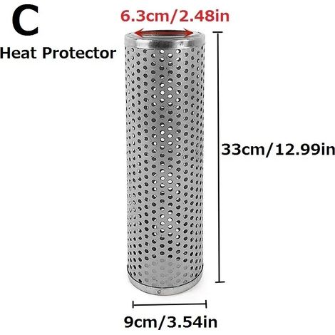 Accessoires pour poêles à bois en acier inoxydable : cheminée de camping, tuyau d'évacuation, tube de cheminée, housse anti-brûlure pour tente, réchauds de cuisine portables (1/5)
