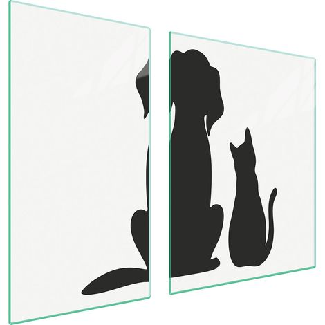 GLASSCHUTZPLATTE FÜR HERD 90x52 TIERE (1/5)