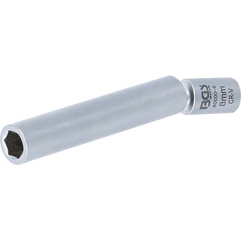 BGS  Junta  de  bujías  de  incandescencia  y  encendido  con  accionamiento  cuadrado  interior  de  6,3  mm  (1/4")  SW  8  mm  -  80000-8