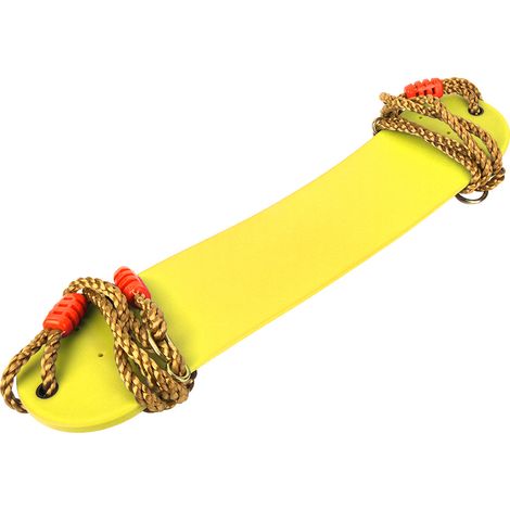 Balançoire souple réglable en EVA avec corde, jouet de balançoire suspendue pour enfants (jaune) (1/5)