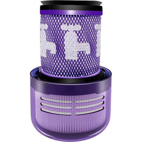 Filtres HEPA de rechange pour aspirateur sans fil Dyson V12 Detect Slim, filtre pour aspirateur sans fil Dyson V12 Slim Absolute Extra/Total Clean/Fluffy, 971517-01 (1/2)