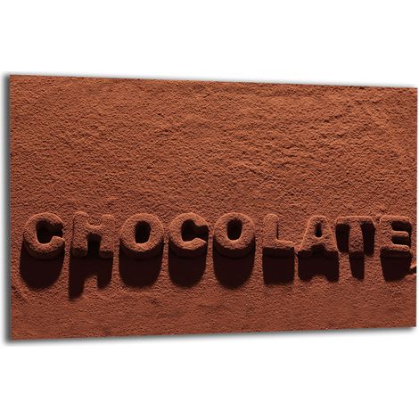 PLAQUE DE PROTECTION EN VERRE POUR CUISINIÈRE 80x52 CHOCOLAT (1/5)