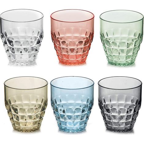 Set 6 bicchieri bassi Tiffany Guzzini colori assortiti (1/3)